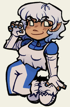 Drew this and made into a keychain for personal use.